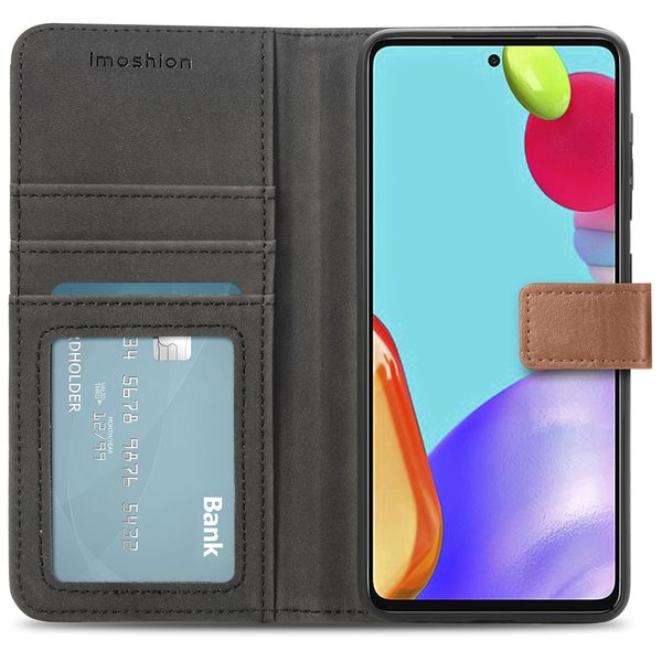 imoshion Étui de télephone portefeuille de luxe Samsung Galaxy A52(s) (5G/4G) - Marron