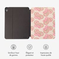 Selencia Coque tablette Vivid Apple iPad 11 (2025) 11 pouces A16 / iPad 10 (2022) 10.9 pouces - Paisley Blush