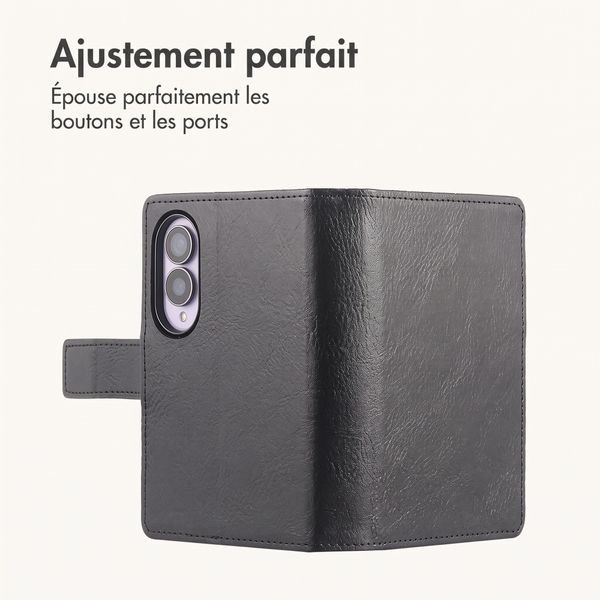 imoshion Étui de télephone portefeuille de luxe Samsung Galaxy Z Fold 8 - Noir