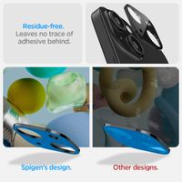 Spigen Optik Lens Protector - Protection complète de la caméra (lot de 2) Apple iPhone 15 / 15 Plus - Black