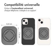 Accezz Support de téléphone EasyLock pour vélo avec coque Apple iPhone 14 - Rotation à 360° - Noir