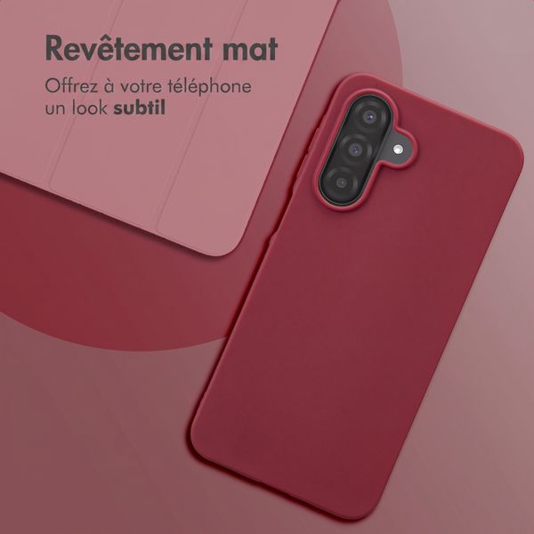 imoshion Coque Couleur Samsung Galaxy A18 (4G) / A17 (4G/5G) - Bordeaux