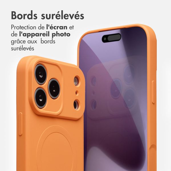 imoshion Coque Couleur avec MagSafe Apple iPhone 17 Pro Max - Orange