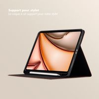 Selencia Coque tablette Sabi avec imprimé léopard Apple iPad Air 11 pouces (2026) M4 / (2025) M3 / (2024) M2 / Air 5 (2022) / Air 4 (2020) - Mocha Brown