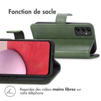 imoshion Étui de télephone portefeuille de luxe Samsung Galaxy A14 (5G/4G) - Vert