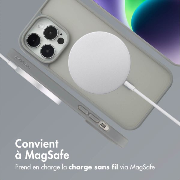 imoshion Coque Color Guard avec MagSafe Apple iPhone 14 Pro Max - Gris