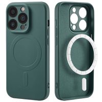 imoshion Coque Couleur avec MagSafe Apple iPhone 14 Pro - Vert foncé