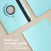 imoshion Coque tablette rotatif à 360° Apple iPad Air 13 pouces (2026) M4 / (2025) M3 / (2024) M2 - Bleu clair