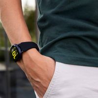 imoshion Bracelet en silicone flexible Samsung Galaxy Watch 8 (40/44mm) / Classic (46mm) - Noir