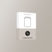 Selencia Porte-cartes Croco avec MagSafe - Choco Brown