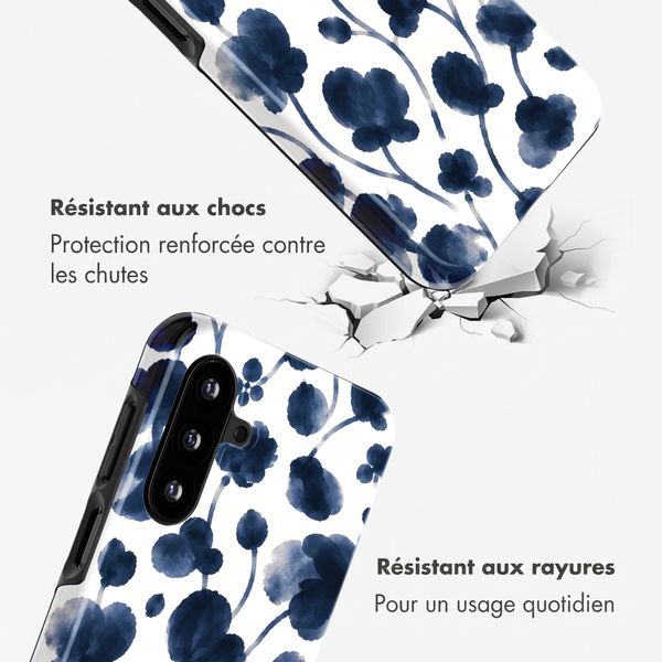 Selencia Coque arrière Vivid Samsung Galaxy A18 (4G) / A17 (4G/5G) - Midnight Blossom