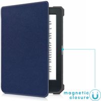 imoshion Étui de liseuse portefeuille Slim Soft Kobo Nia - Bleu foncé