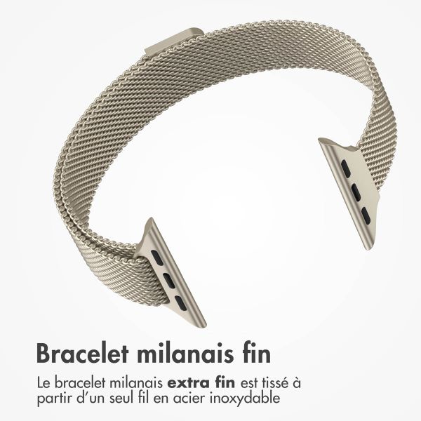 imoshion Bracelet slim Milanese Apple Watch | 38/40/41/42 mm - Champagne