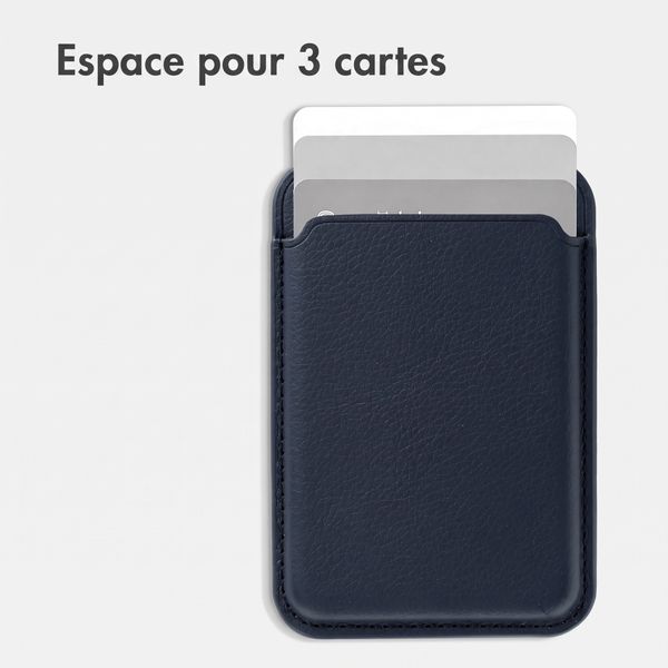 imoshion Porte-cartes magnétique - Compatible avec MagSafe - Bleu foncé