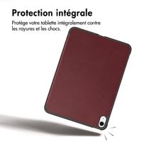 imoshion Coque tablette Trifold Apple iPad 11 (2025) 11 pouces A16 / iPad 10 (2022) 10.9 pouces - Bordeaux
