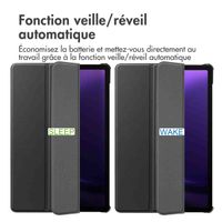 imoshion Coque tablette Trifold Samsung Galaxy Tab S9 11.0 pouces / S10 Lite / S10 FE / S9 FE 10.9 pouces - Noir