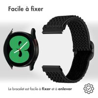 imoshion Bracelet en nylon élastique  - Connexion universelle 20 mm - Noir