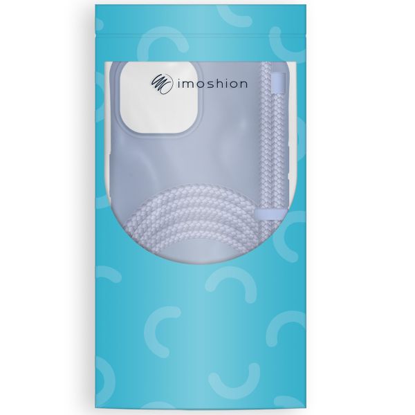 imoshion Coque de couleur avec cordon amovible Apple iPhone 14 - Ash Blue