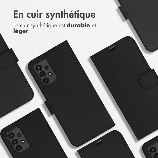 Accezz Étui de télephone Wallet Samsung Galaxy A13 (4G) - Noir