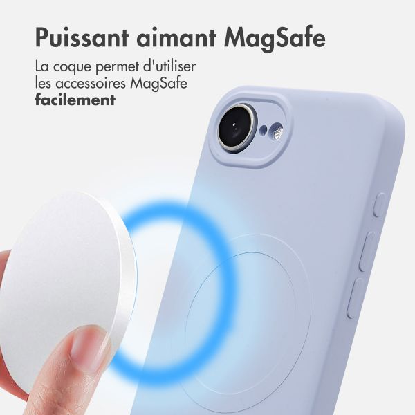 imoshion Coque Couleur avec MagSafe Apple iPhone 17e / 16e - Lila
