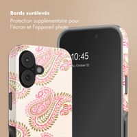 Selencia Coque arrière Vivid avec MagSafe Apple iPhone 17 - Paisley Blush