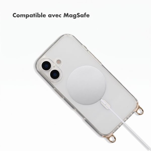 Selencia Coque arrière Rivièra MagSafe avec crochets amovibles Apple iPhone 17 - Transparent