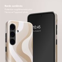 Selencia Coque arrière Vivid Samsung Galaxy S24 - Desert Waves Beige