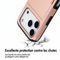 imoshion Coque arrière avec porte-cartes Apple iPhone 18 Pro / 17 Pro - Rose Gold