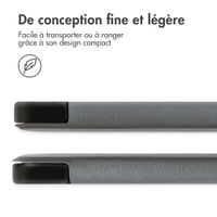 imoshion Coque tablette Trifold Apple iPad 6 (2018) 9.7 pouces / iPad 5 (2017) 9.7 pouces / Air 2 (2014)/Air 1 (2013) - Gris