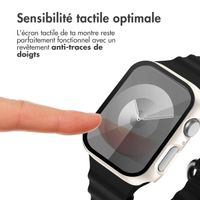 imoshion Coque rigide à couverture complète Apple Watch 7 / 8 / 9 - 41 mm - Lumière stellaire