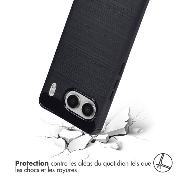 imoshion Coque Brushed OnePlus Nord 4 - Noir