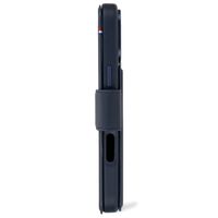 Decoded Portefeuille détachable 2 en 1 en cuir MagSafe Apple iPhone 16 Pro - Navy