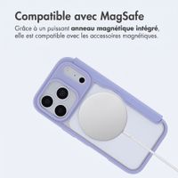 imoshion Bookcase transparente avec MagSafe Apple iPhone 18 Pro / 17 Pro - Lilas