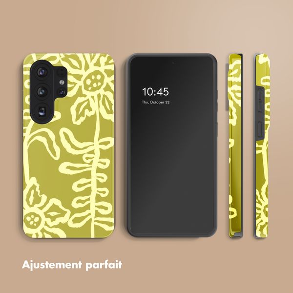Selencia Coque arrière Vivid avec MagSafe Samsung Galaxy S26 Ultra - Chalky Bloom