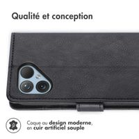 imoshion Étui de télephone portefeuille de luxe Fairphone 5 - Noir