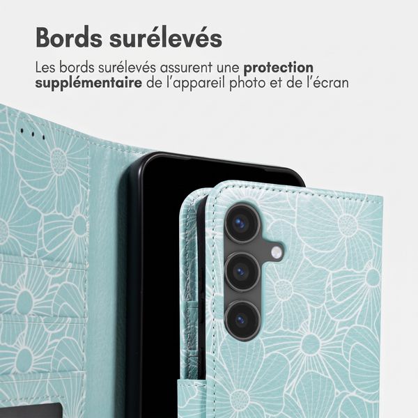 imoshion Étui de télephone portefeuille Design Samsung Galaxy S25 - Botanica