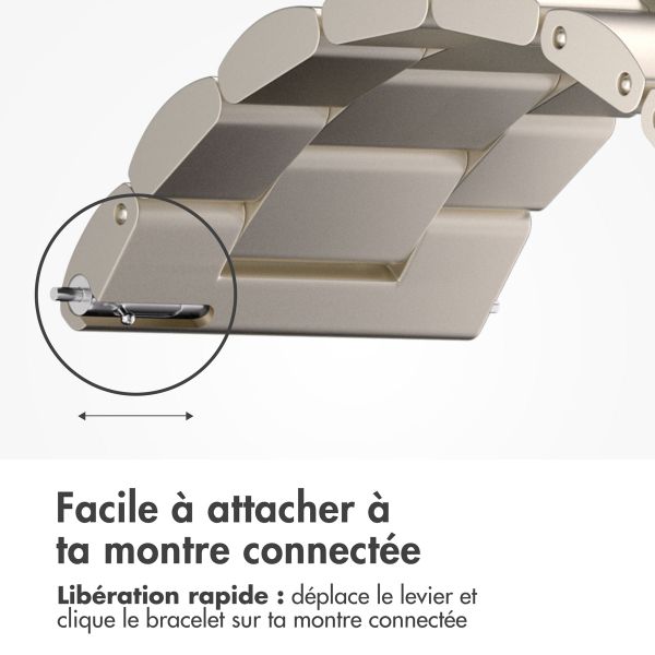 imoshion Bracelet en acier  - Connexion universelle 20 mm - Starlight