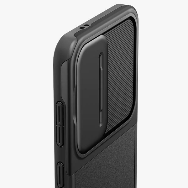 Spigen Coque Optik Armor Camera slider Samsung Galaxy S24 - Noir