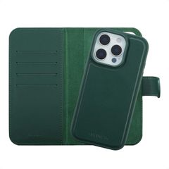 Selencia Étui portefeuille amovible Olyn avec MagSafe Apple iPhone 16 Pro - Vert