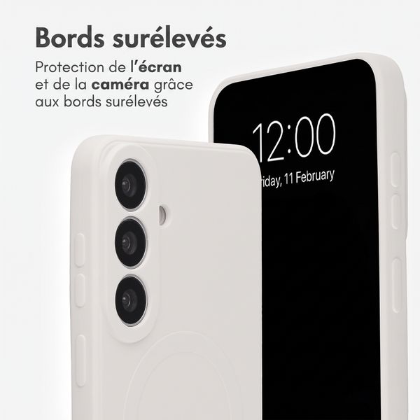 imoshion Coque Couleur avec MagSafe Samsung Galaxy S26 FE - Beige