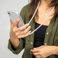 imoshion Coque arrière transparente avec cordon Apple iPhone 15 Pro Max - Rose Doré