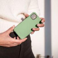 imoshion Coque de couleur avec cordon amovible Apple iPhone 13 Pro - Vert