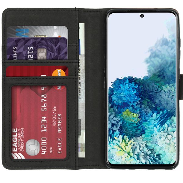 imoshion Étui de télephone portefeuille de luxe Samsung Galaxy S20 - Noir