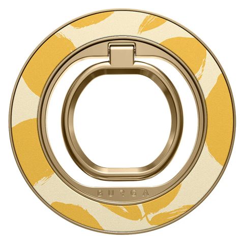 Burga Anneau de téléphone Magnetic Ringholder Gold - Compatible avec MagSafe - Lemon Tart