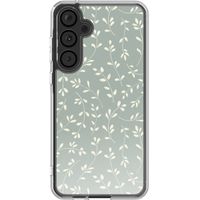 imoshion Coque Design Samsung Galaxy A37 (5G) - Smoke Green Flowers