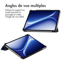 imoshion Coque tablette Trifold OnePlus Pad Go 2 / Oppo Pad 5 - Bleu foncé