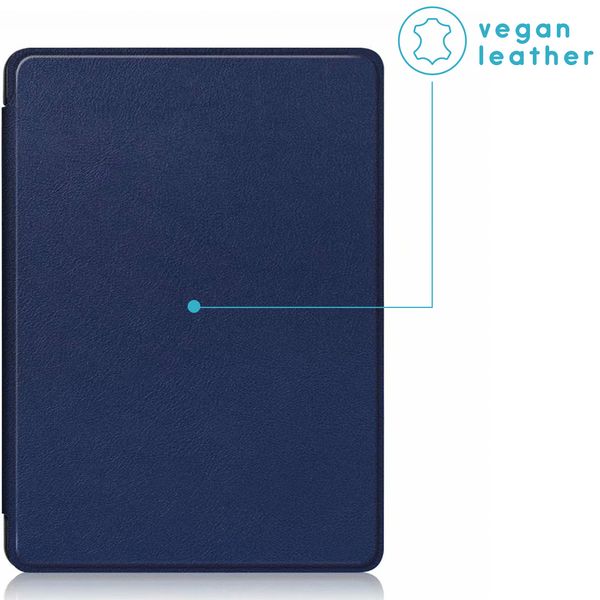 imoshion Étui de liseuse portefeuille Slim Soft Kobo Nia - Bleu foncé
