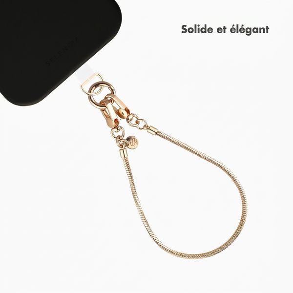 Selencia Cordon de téléphone Sleek Chain - Gold