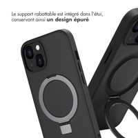Accezz Coque Ring Stand avec MagSafe Apple iPhone 13 - Noir