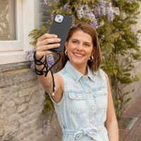 imoshion Coque en silicone avec cordon Samsung Galaxy A57 (5G) - Noir